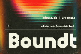 Boundt Demo Font