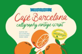 Cafe Barcelona Font Family