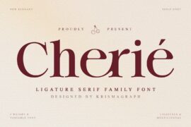 Cherié Serif Font