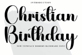 Christian Birthday Font