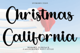 Christmas California Font