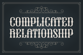 Complicated Relationship Font