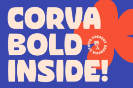 Corva Bold Inside Font