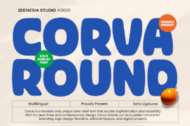 Corva Round Font