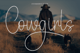 Cowgirls Font