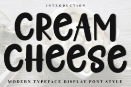 Cream Cheese Font