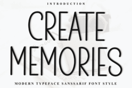 Create Memories Font
