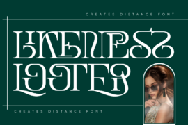 CREATES DISTANCE DEMO Font