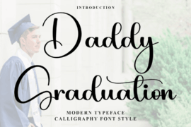 Daddy Graduation Font