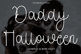 Daddy Halloween Font