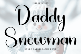 Daddy Snowman Font