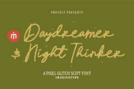 Daydreamer & Night Thinker – Non Commercial Use Font