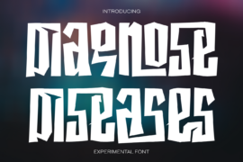 Diagnose Diseases Demo Font
