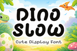 Dino Slow Demo Font