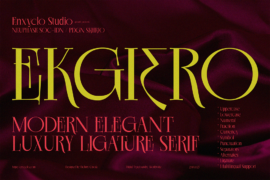 Ekgiero Demo Font