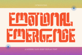 EMOTIONAL EMERGENCE DEMO Font