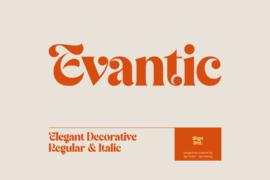 Evantic Font