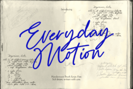Everyday Motion Demo Font