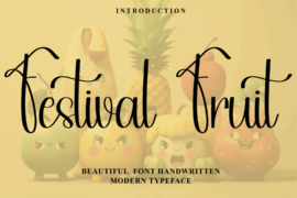 Festival Fruit Font