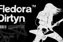 Fledora Dirtyn Font
