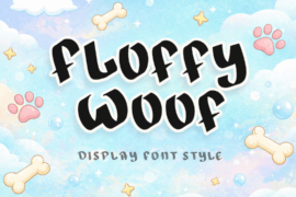 Fluffy Woof Demo Font