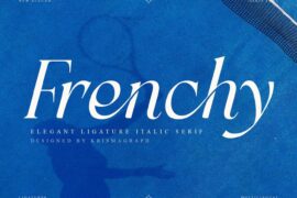 Frenchy Italic DEMO Font