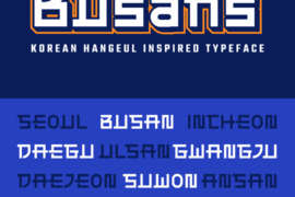 FromBusans Free Font