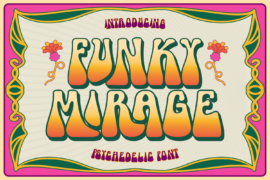 Funky Mirage Font