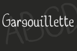 Gargouillette Font