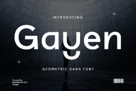 GayenDEMO Font