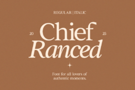 GC Chief Ranced Demo Font Family