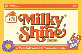 GC Milky Shine Demo Font