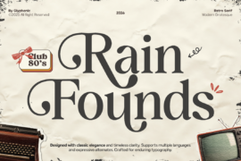 GC Rain Founds Font