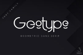 Geotype Demo Font