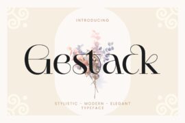 Gestack Font