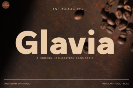 Glavia DEMO Font