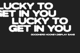 Goodhers Hooney Font