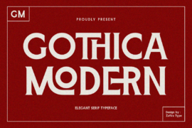 Gothica Modern Gm Font