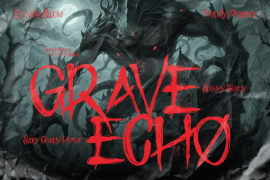 Grave Echo Font