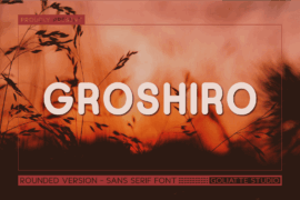 Groshiro Font