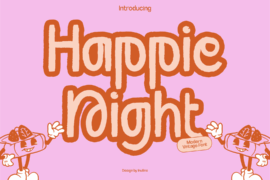 Happie Night Font