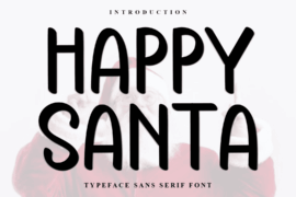 Happy Santa Font