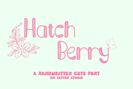 Hatch Berry Font