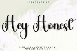 Hey Honest Font