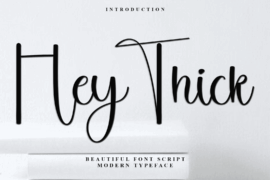 Hey Thick Font