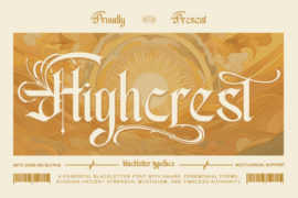 Highcrest – Personal use Font