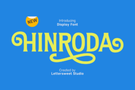 Hinroda Demo Font