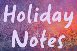 Holiday Notes Font