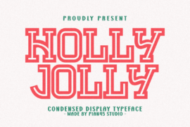 Holly Jolly Font