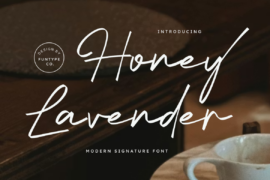 Honey Lavender Font